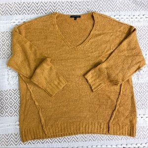 Slouchy camel oversized sweater